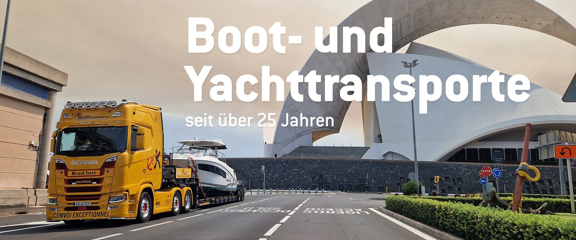 Keller Transporte: Boottransporte und Yachttransporte